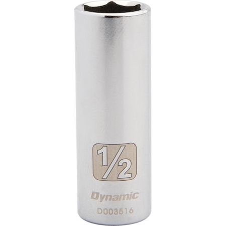 Dynamic 1/4" Drive, 1/2" SAE Socket, 6 Points D003516